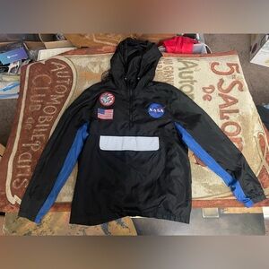 Chemistry NASA Space Shuttle Hooded Windbreaker/ Jacket Size Adult Lg